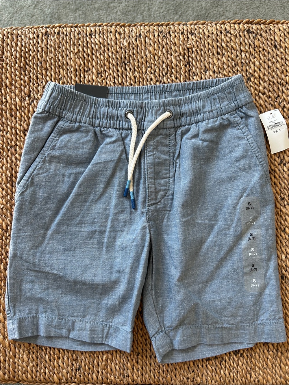 GAP Kids chambray Blue Pull-On Pocket Shorts